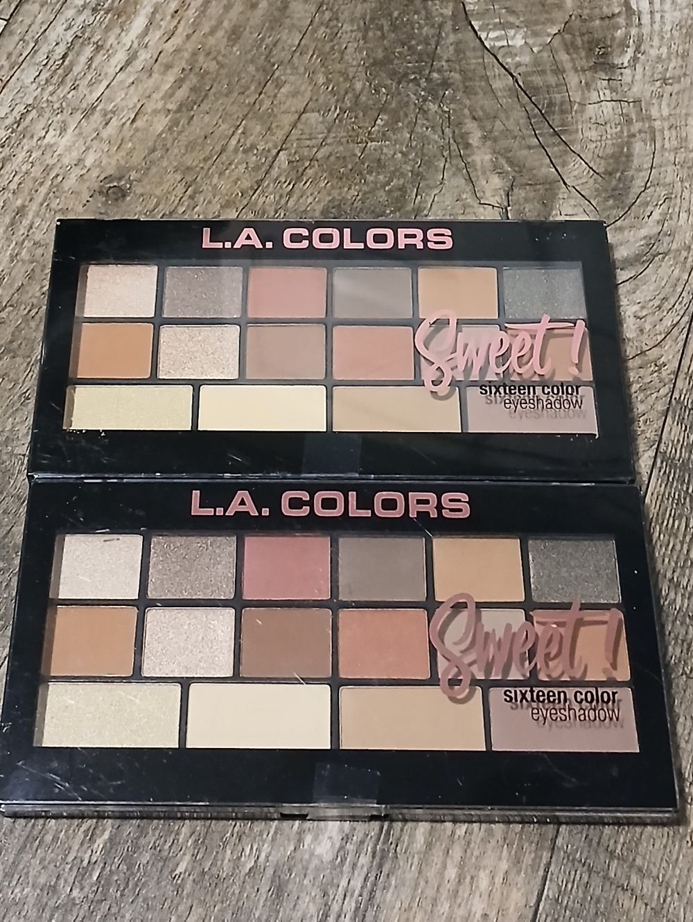 L.A. COLORS Sweet 16 Eyeshadow Palette - Brown, Pink & Gold Tones